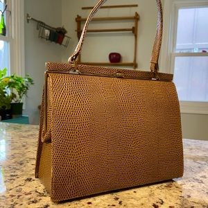 Vintage Lizard Handbag